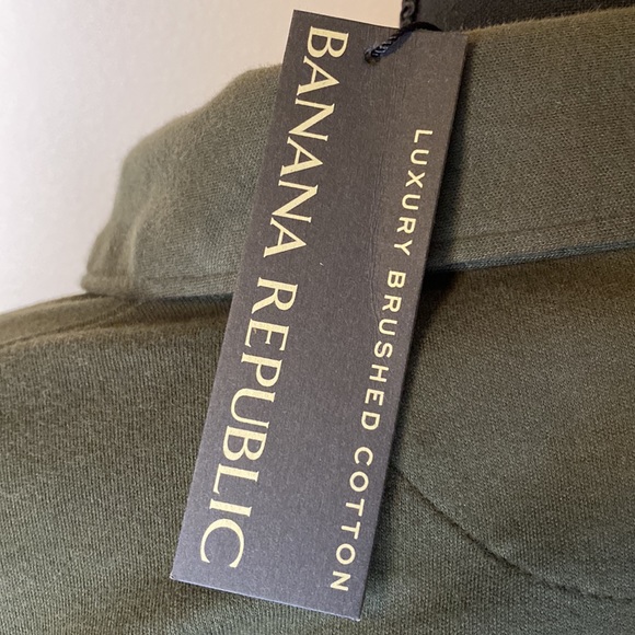 NWT! Banana Republic Men's Luxury Brushed Cotton Button Up Shirt - Picture 6 of 8